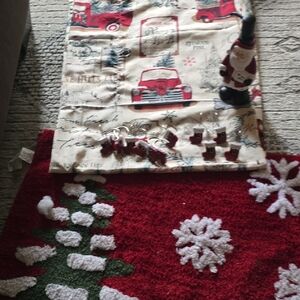 Festive Santa and Truck Christmas Decor Set